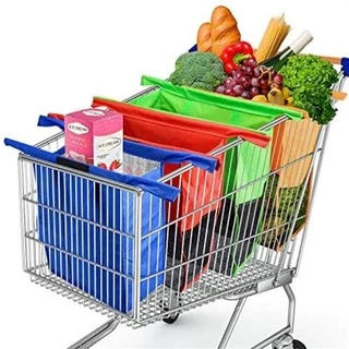 Kit Sacola Eco Resistente Supermercado 4 Peças