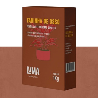 Adubo Fertilizante Farinha de Osso 1kg