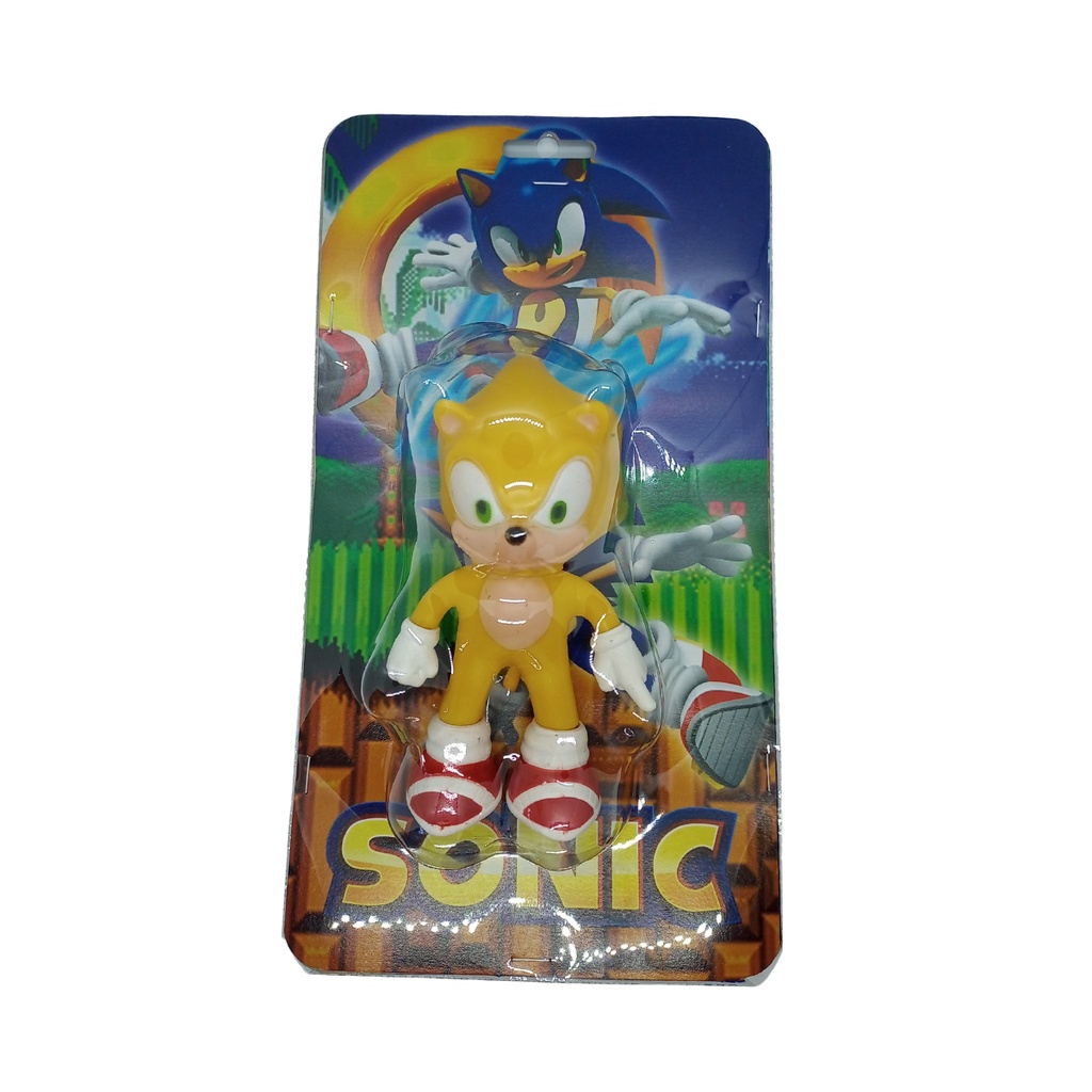 BONECO SONIC 2 The Hedgehog Sonic Articulado - Candide 3409 - 5 a 7 anos -  de R$ 150,00 à R$ 199,99