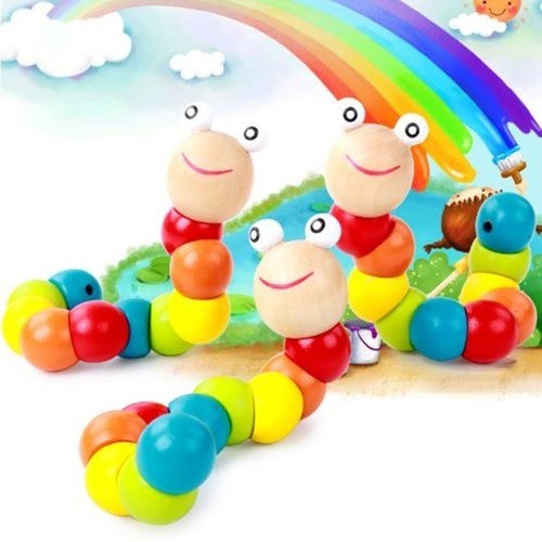 Brinquedo Educativo Minhoca Colorida Jogos