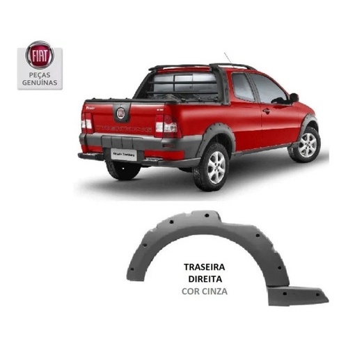 Moldura Paralama Traseiro Dir. Strada Trekking Nova Original - 100175609