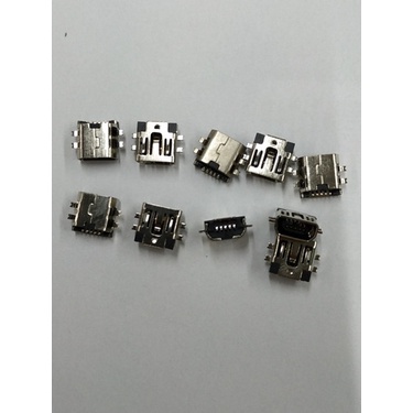 10 Conector Mini Usb Smd Femea Jack Mini Usb Femea | Shopee Brasil