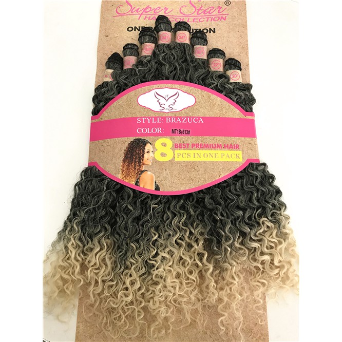 Cabelo 100% Orgânico - Cacheado Brazuca Original - Super Star - 1 Pct - 280gr