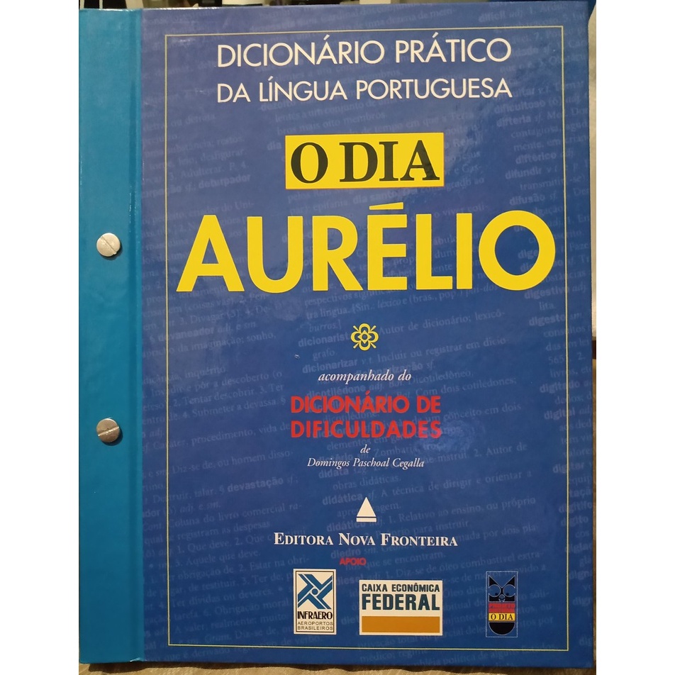 Dicionário Prático Da Língua Portuguesa O Dia Aurélio Shopee Brasil 4032