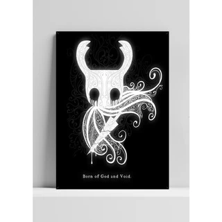 Quadro de mdf poster sem moldura Anime, Mangá, Hollow knight, videogame, jogos, game