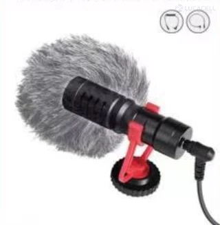 Microfone Camera lc-MM1 Compacto para Vídeo / Vlogging / Gravação Cardióide