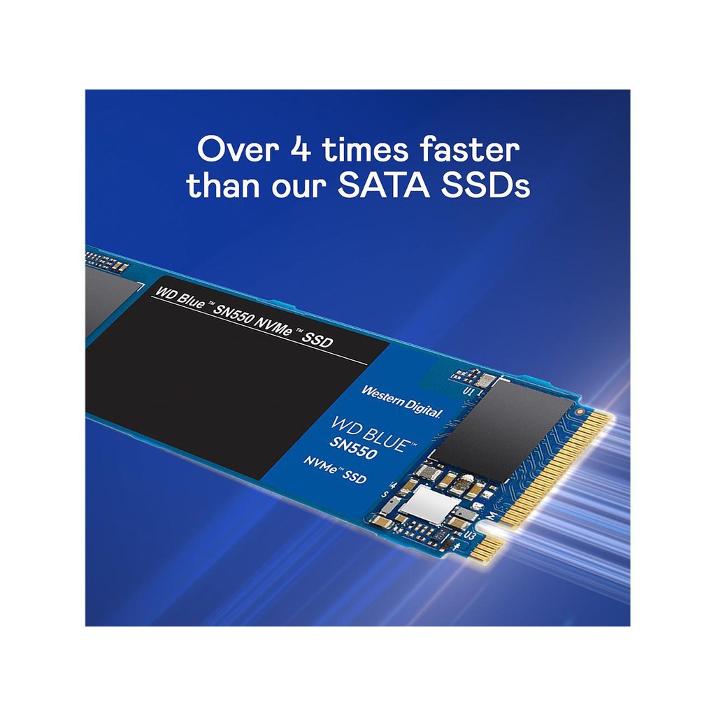 SSD WD Blue SN550, 1TB, M.2, PCIe, NVMe, Leituras: 2400Mb/s e