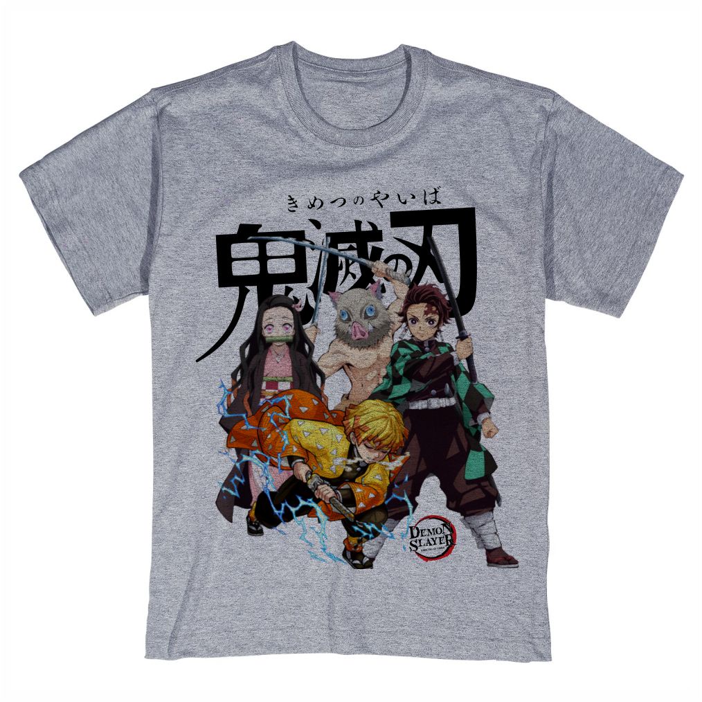 Camiseta Camisa Blusa Anime Demon Slayer Personagens | Shopee Brasil