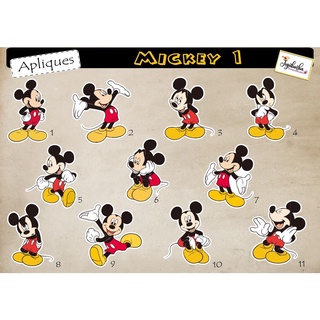 APLIQUES RECORTADOS MICKEY 1