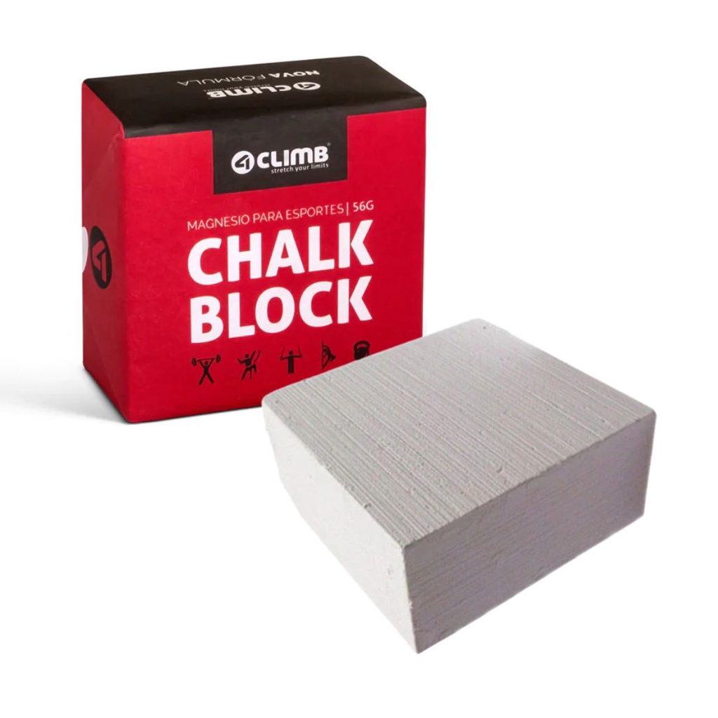 Magnésio Chalk Block 56g Para Crossfit Escalada Pole Dance Shopee Brasil