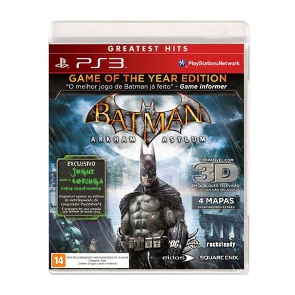 Batman Arkham Asylum Legendas Em Portugues Ps3