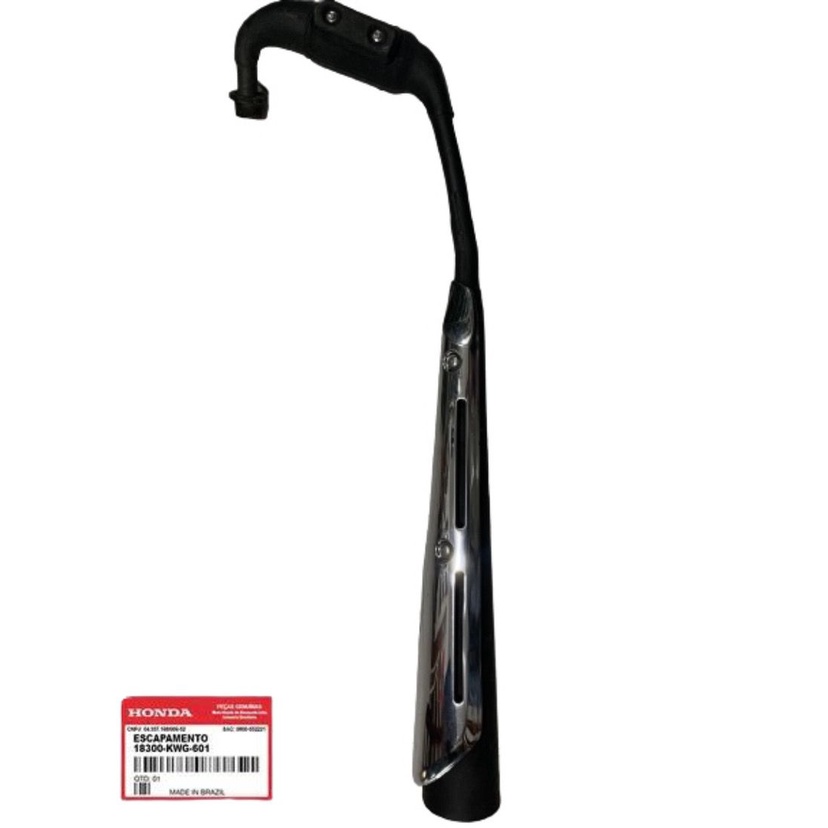 Escapamento Cg 125 2009 2010 2011 2012 Original Honda Novo
