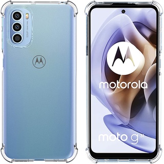 Motorola Moto G41 G51 G71 G200 G100 G60s G60 G30 G10 G20 G50 5G G9 Play G8 Power Lite G8 Plus Capa Transparente Cristalina Anti-Riscos TPU Caixa Para Telefone À Prova De Choque