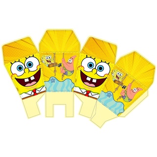 Kit 30 Caixas Personalizadas Bob Esponja - Graciele Alves Artes