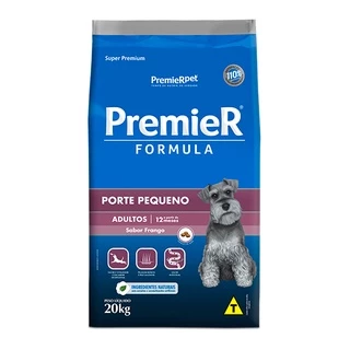 Ração Premier Fórmula para Cães Adultos de Porte Pequeno - 20Kg