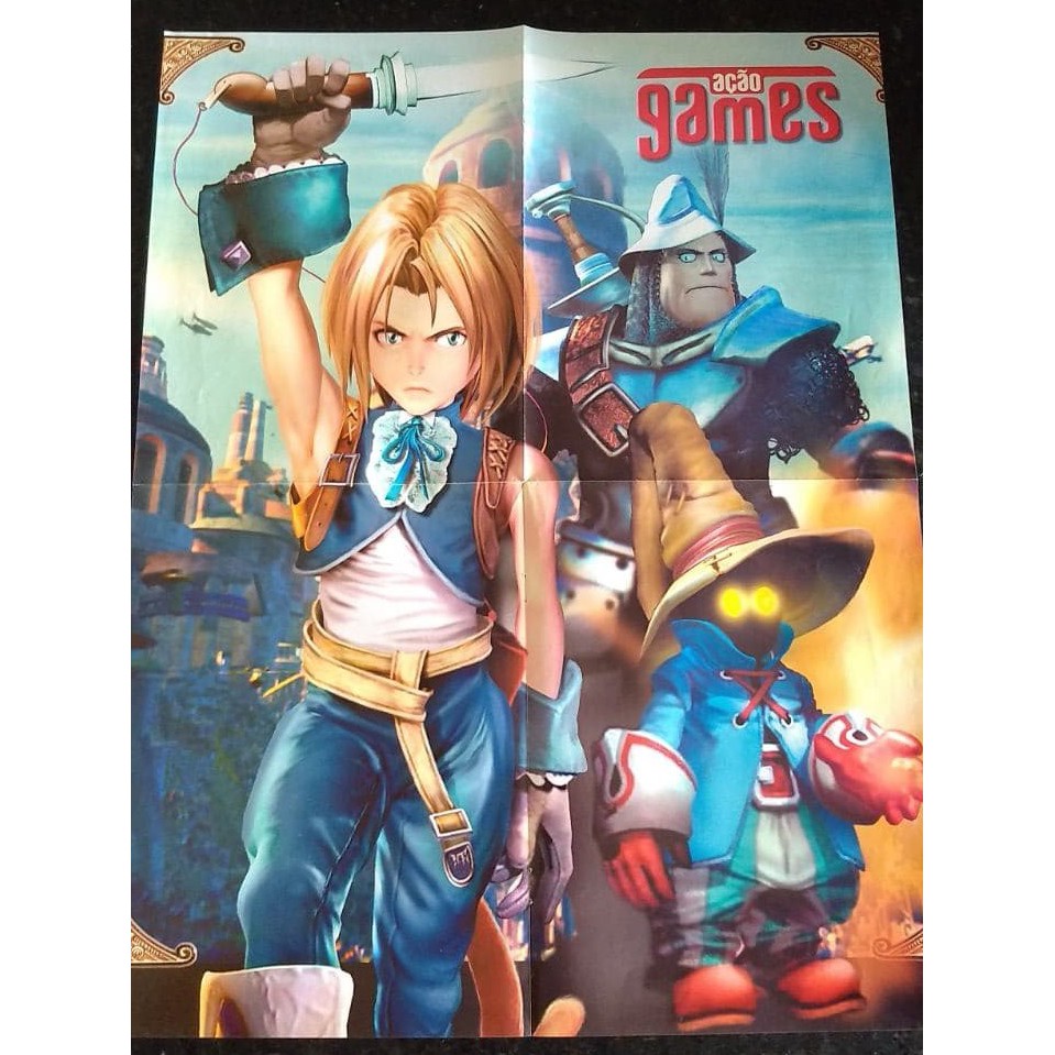 Revista Ação Games 154 Chrono Cross Detonado Ff9 Poster Rjhm