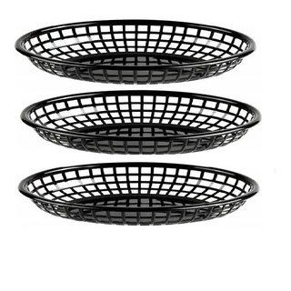 Cesta Bar Pastelaria Cestinha Lanche Fritas Porção Com 24 U barato BPA FREE