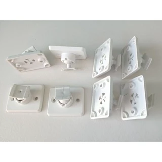 Suporte Articulador Fixador Sensor Alarme Parede Kit com 8
