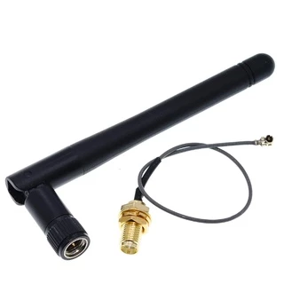 Antena para Módulo WiFi Esp8266 3dBi 2.4GHz com Conector SMA