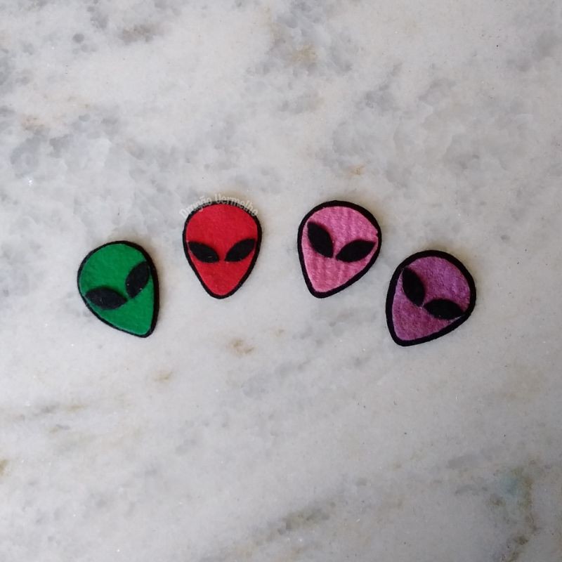 Patch Alien Costurável Unidade | Shopee Brasil