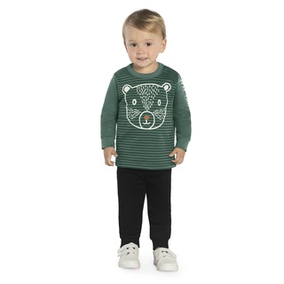 Conjunto Masculino Quentinho De Moletom Infantil Alemara Tamanhos 1 Aos 10 Anos