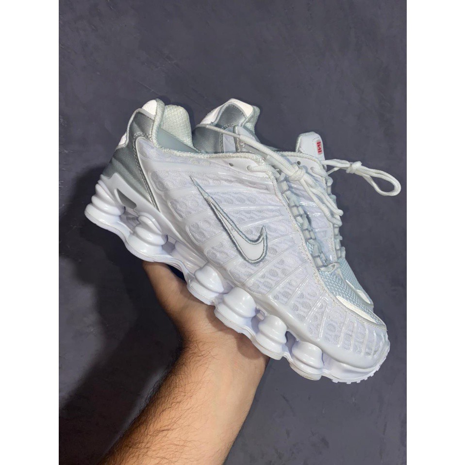 Nike shox cheap tl bianche