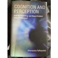 Cognition and perception de Athanassios Raftopoulos pela MIT Press ...