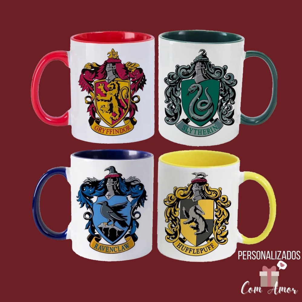 Caneca Harry Potter Casa de Hogwarts Ravenclaw Corvinal