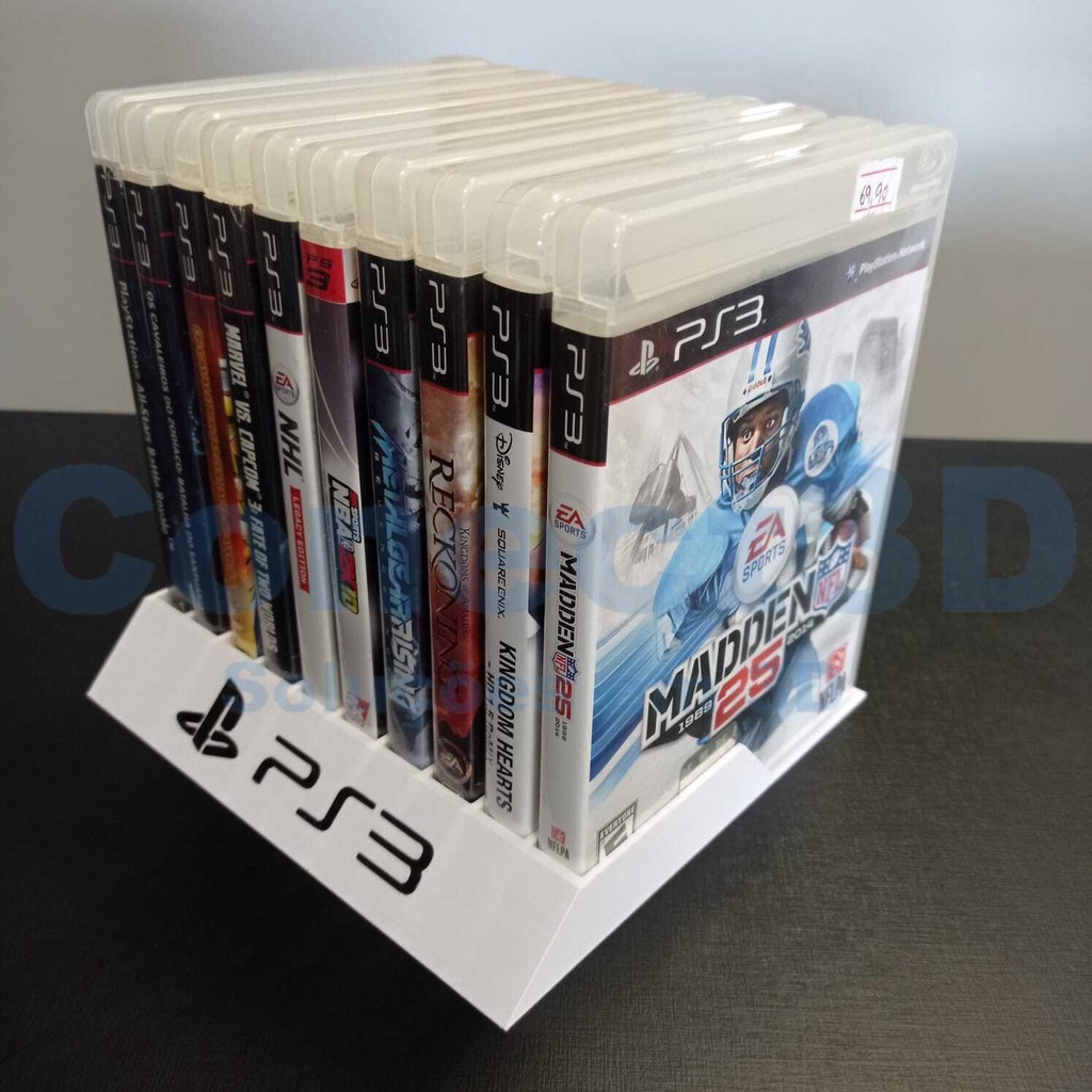 Custodia Originale PS3 Per Giochi Blu-Ray Trasparente Con