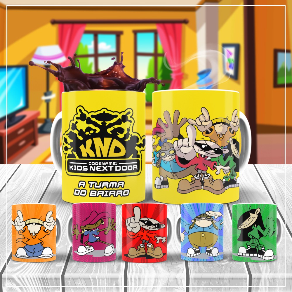 Bonecos Colecionáveis KND - A Turma do Bairro (Kids Next Door, 2002,  Cartoon Network)