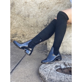 Bota Feminina Cano Alto Over The Knee Strech Com Salto Novidade