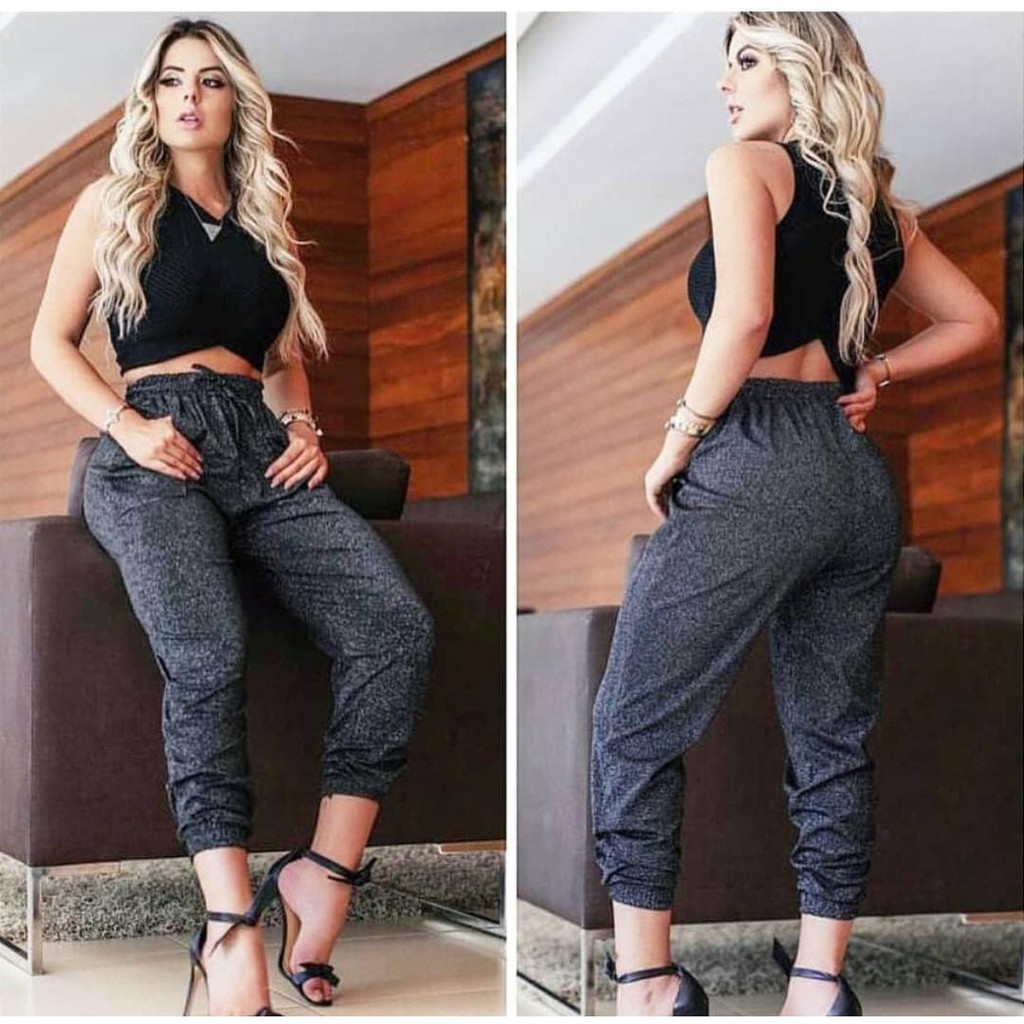 Calça store jogger pantacourt