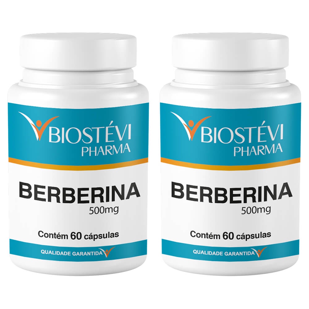 KIT 2 POTES BERBERINA 500MG 60 CAPSULAS | Shopee Brasil