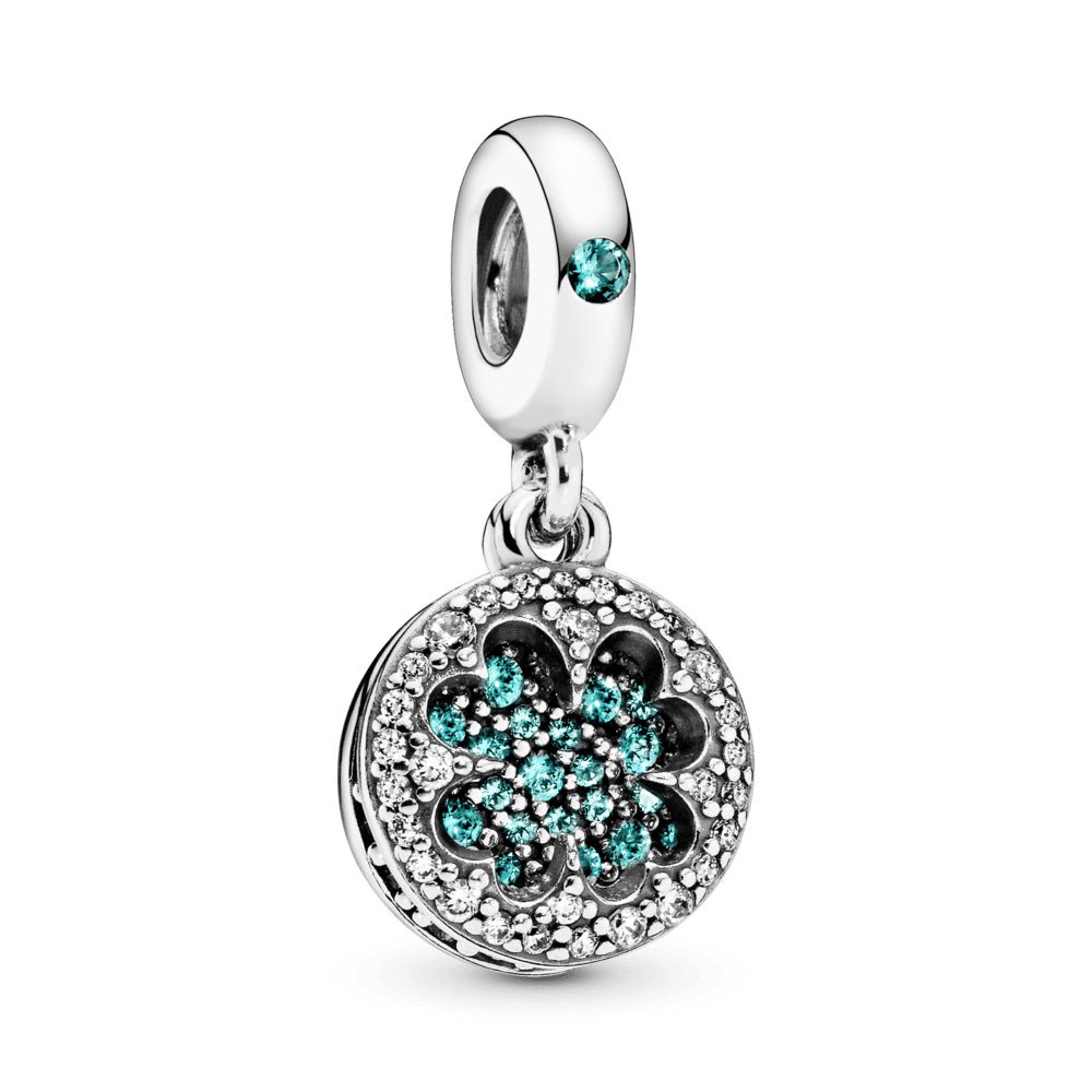 Berloque Charm Pendente Tudo É Possível Trevo Prata S925 Compatível com  Pulseira Pandora Vivara