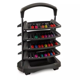 Carrinho Expositor de Esmaltes Diva 4 Bandejas (80 Esmaltes) em Oferta na Shopee