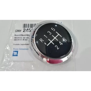 Emblema Manopla Cambio Onix Prisma Spin 6 Marchas 17/19 Original 24584366