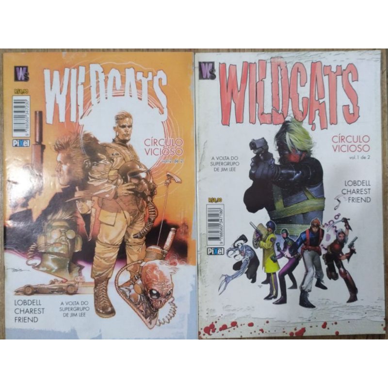 wildcats círculo vicioso em 2 edições - HQ pixel | Shopee Brasil