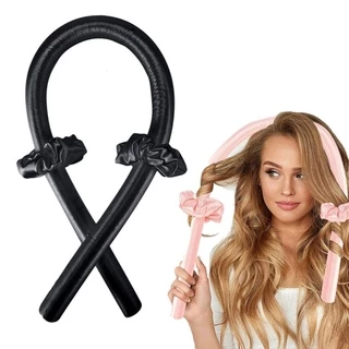 KIT MODELADOR DE CACHOS CETIM (Heatless Curls) + SCRUNCHIES