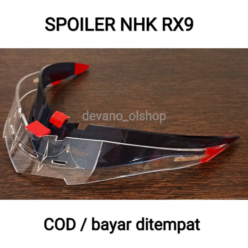 spoiler nhk rx9 Modelo gpr Capacete De Superfície Completa | Shopee Brasil