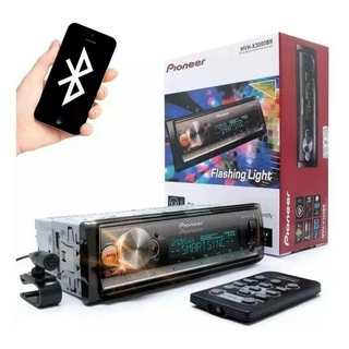 Aparelho de Som Mp3 Pioneer Mvh-x3000br Auto Radio Usb Rms C/ Controle