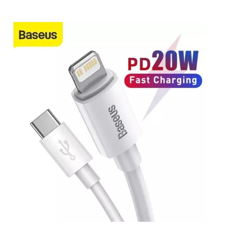 Cabo para iPhone Lightning e USB Tipo C 1,5 metros Baseus