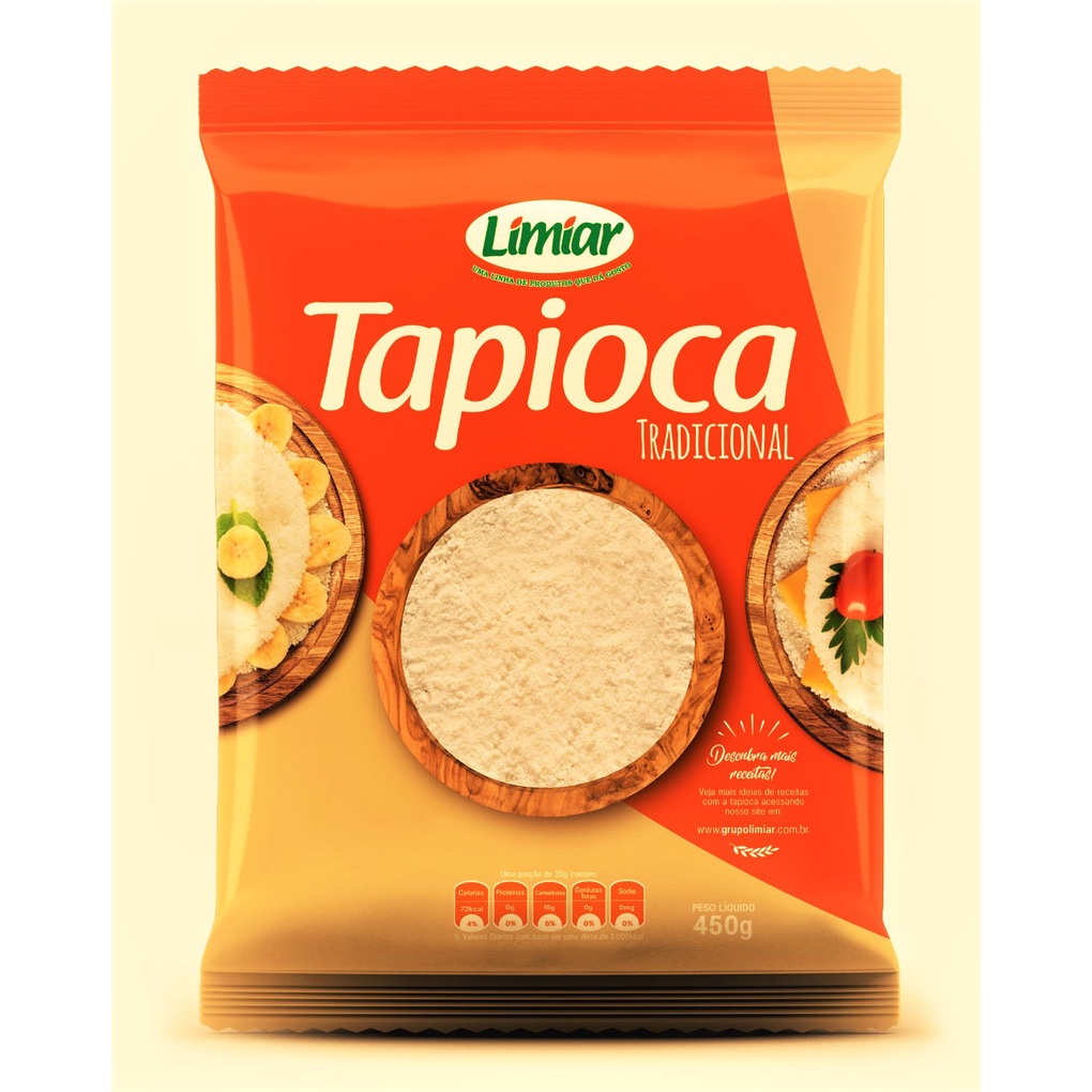 Goma De Tapioca Pronta 100% Natural Sem Glúten 450g | Shopee Brasil