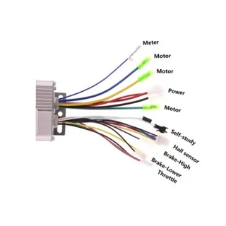 Modulo Controlador do motor Bicicleta elétrica brushless e-bike scooter 36v 48v / 350w 18a