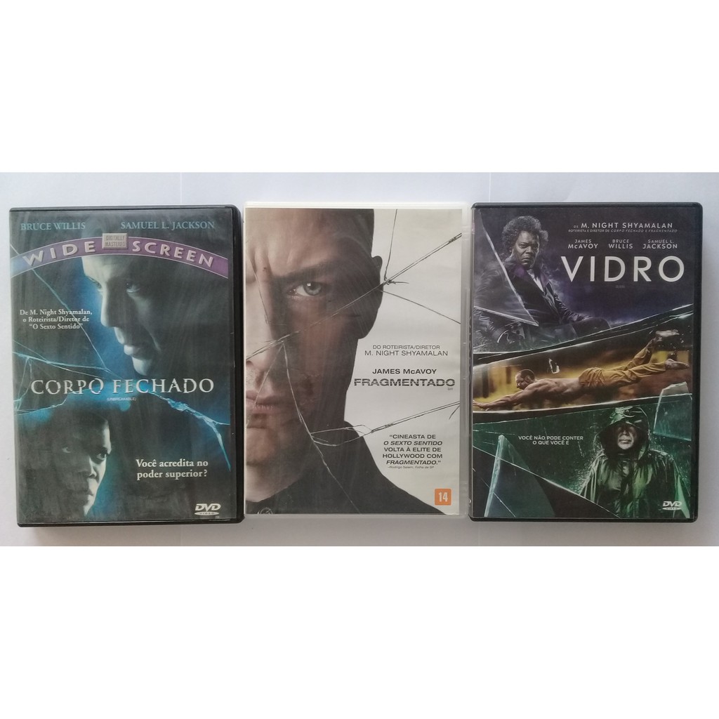 Dvd Coleção Corpo Fechado Fragmentado E Vidro Original | Shopee Brasil
