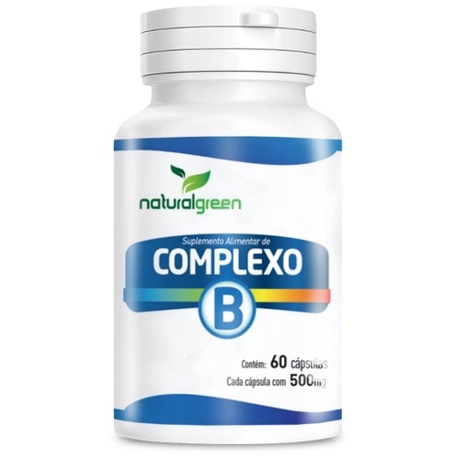 Complexo B 500mg 60 capsulas Naturalgreen | Shopee Brasil