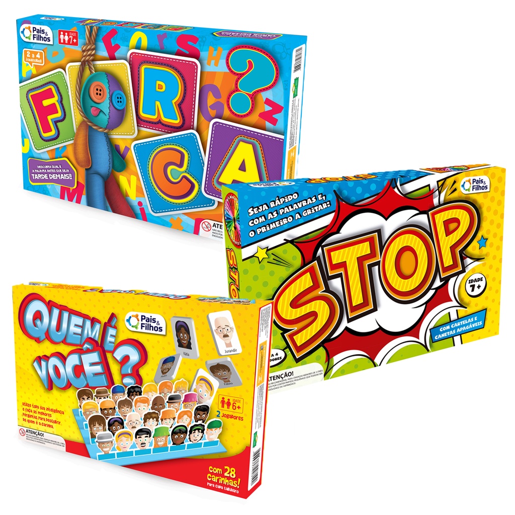 Jogo Da Forca - É Ideal Para Crianças acima 7 anos - Carrefour