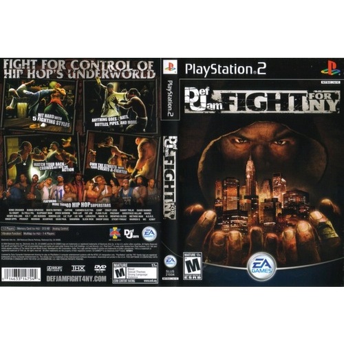 Jogo playstation 2 def jam fight for ny