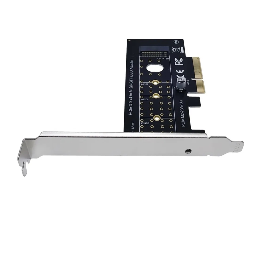 Placa Pci Express para SSD M2 Ngff Nvme Interna Perfil Baixo para Desktop Computador Dex