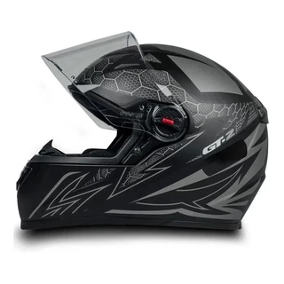 Capacete Moto Fw3 Gt2 Gt5 Viseira Cristal Com Narigueira