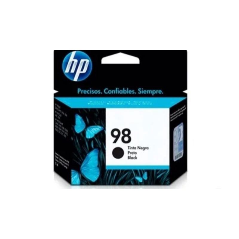 CARTUCHO HP 98 PRETO C9364WL ORIGINAL LACRADO | Shopee Brasil